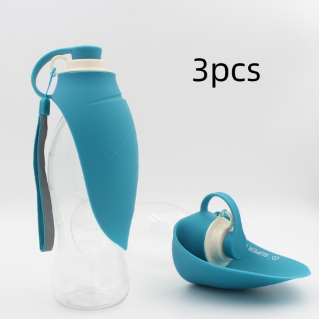 Leak-Proof Pet Water Bottle with Bowl - Image 9