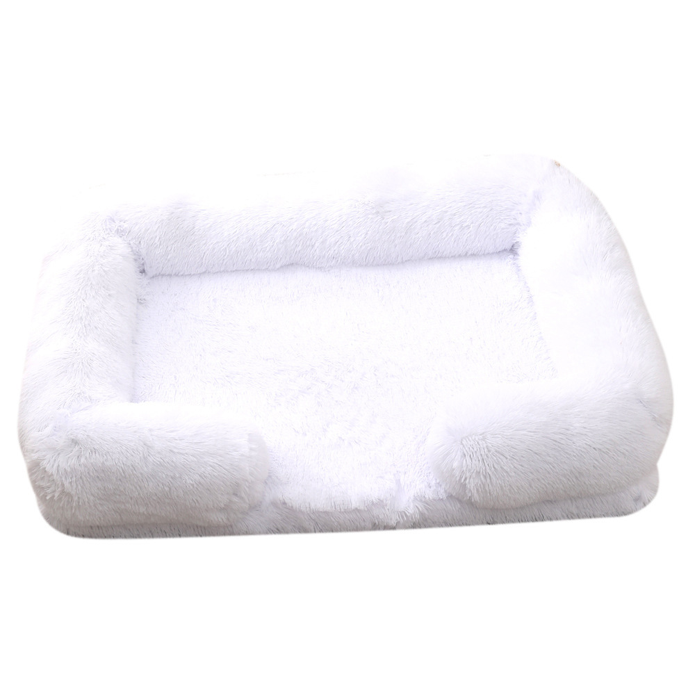Plush Round Winter Pet Bed - Image 2