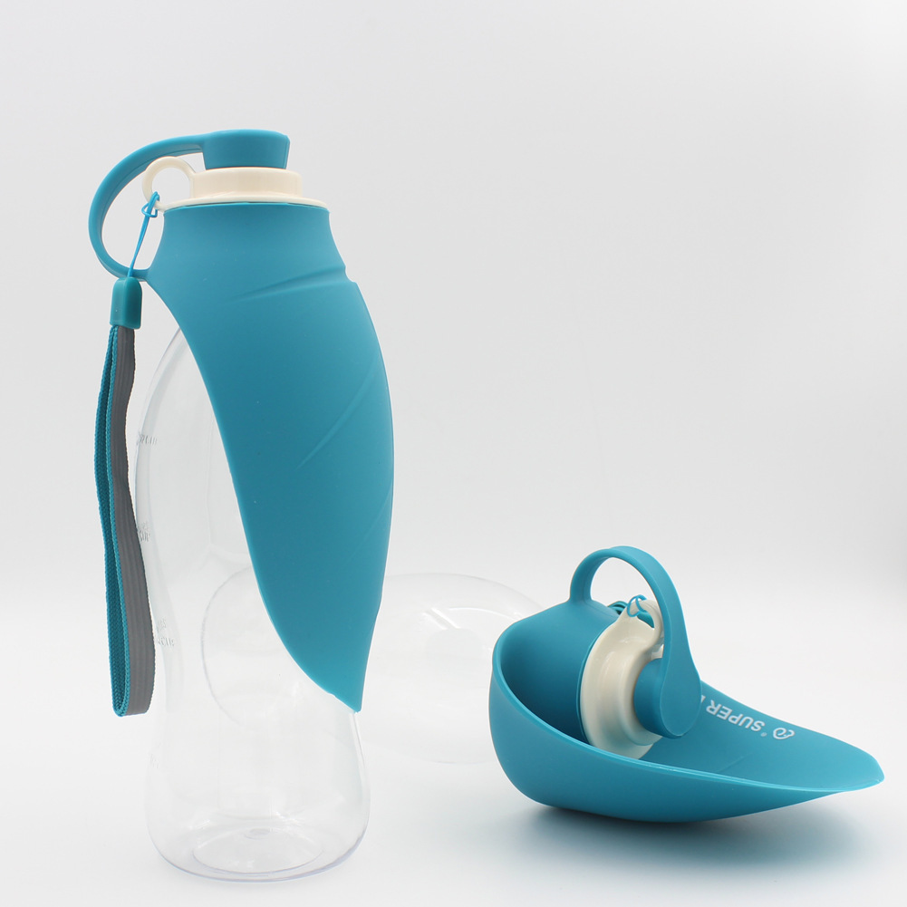 Leak-Proof Pet Water Bottle with Bowl - Image 4