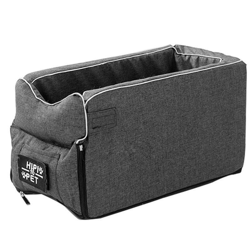 Quilted Car Armrest Pet Carrier Seat - Image 6