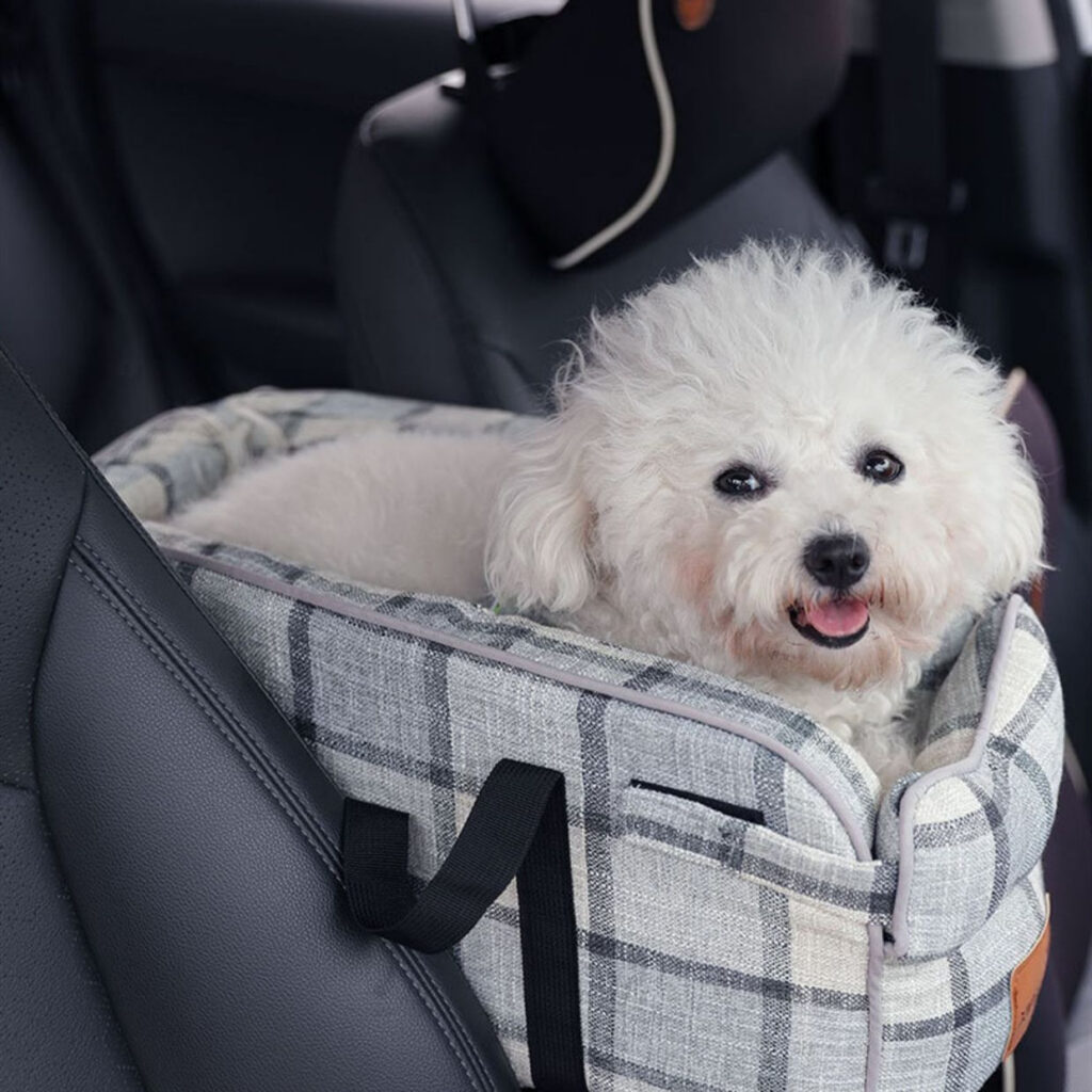 Breathable Car Console Pet Carrier Bag