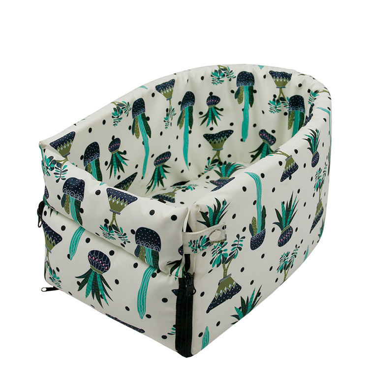 Quilted Car Armrest Pet Carrier Seat - Image 9