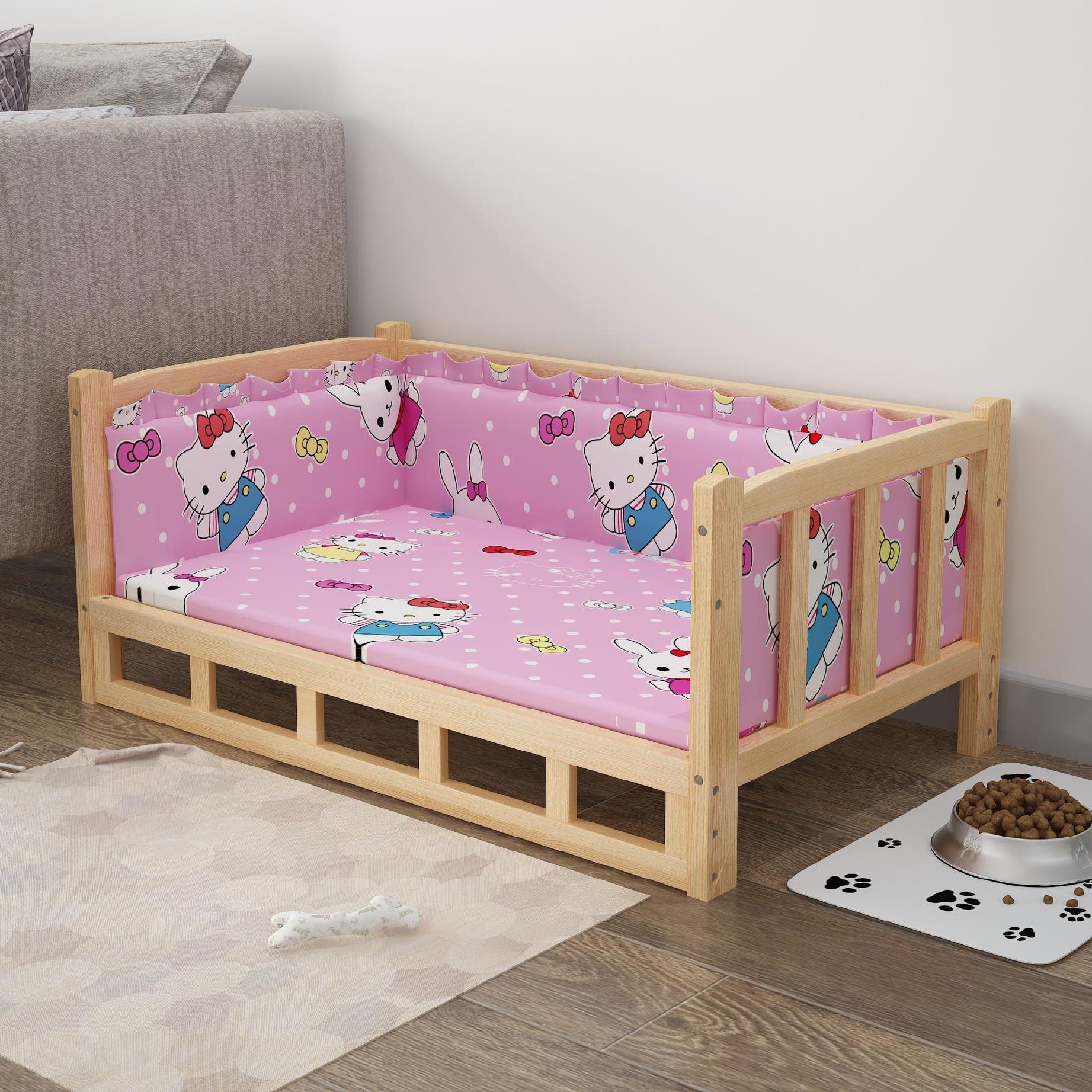 Summer Wooden Pet Bed - Image 5