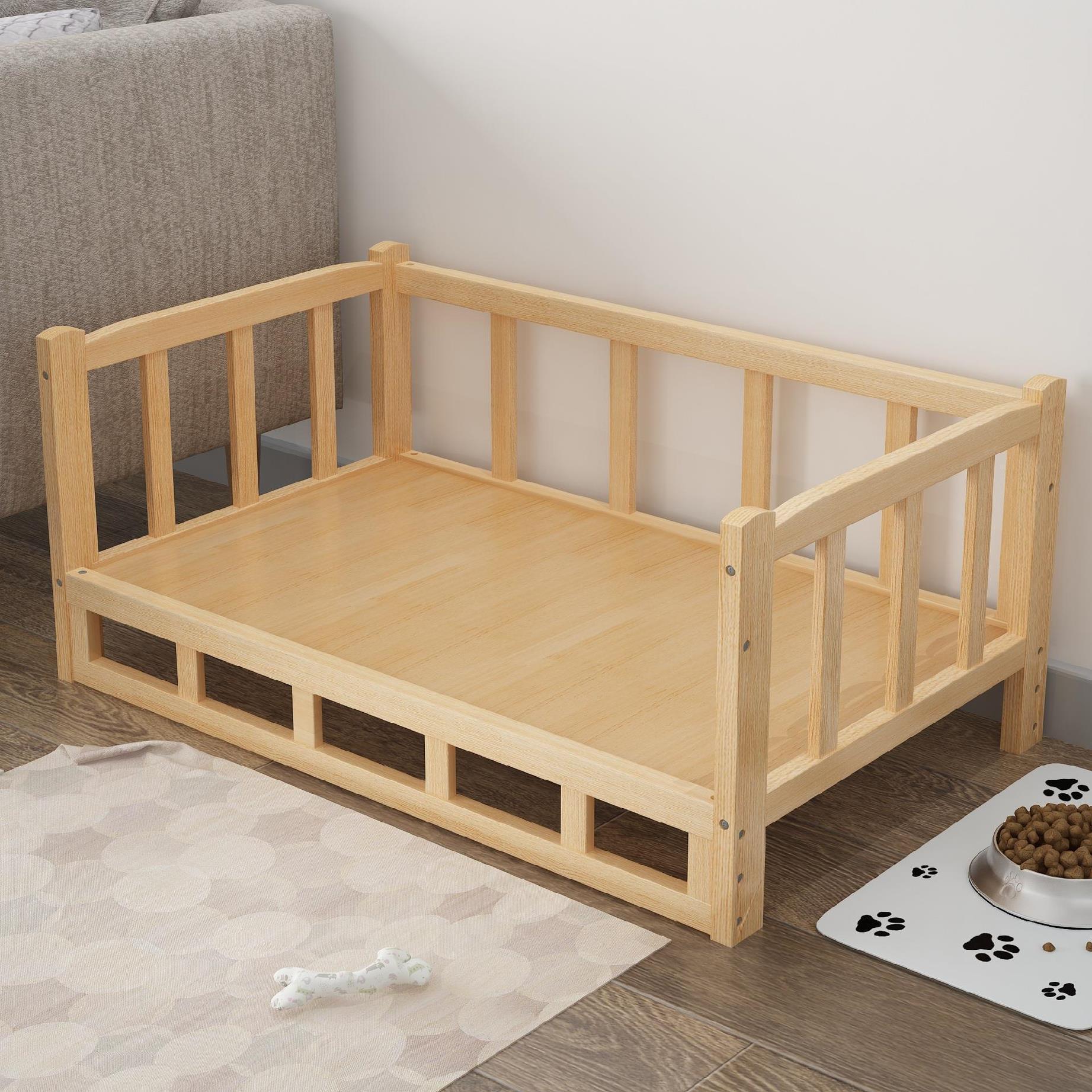 Summer Wooden Pet Bed
