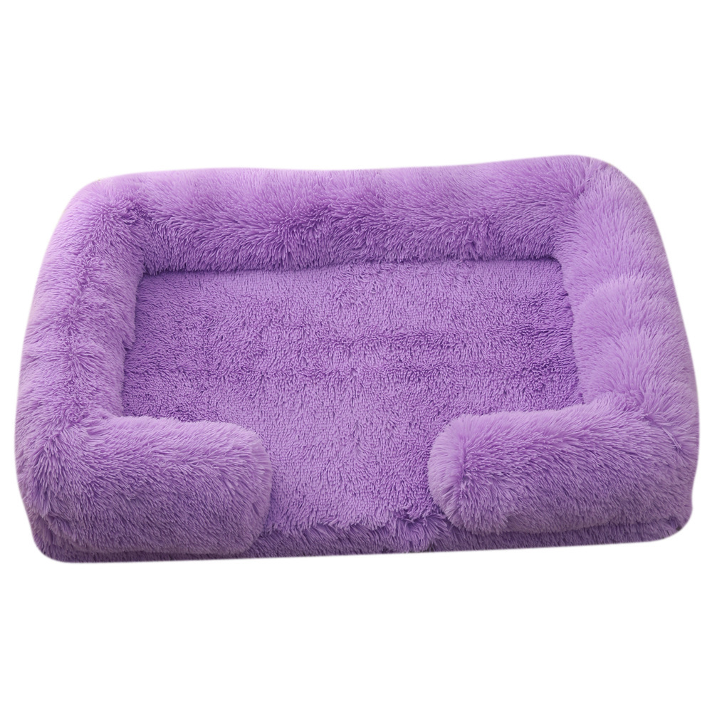 Plush Round Winter Pet Bed - Image 4