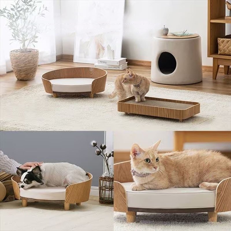 Wooden Pet Sofa Bed - Image 2