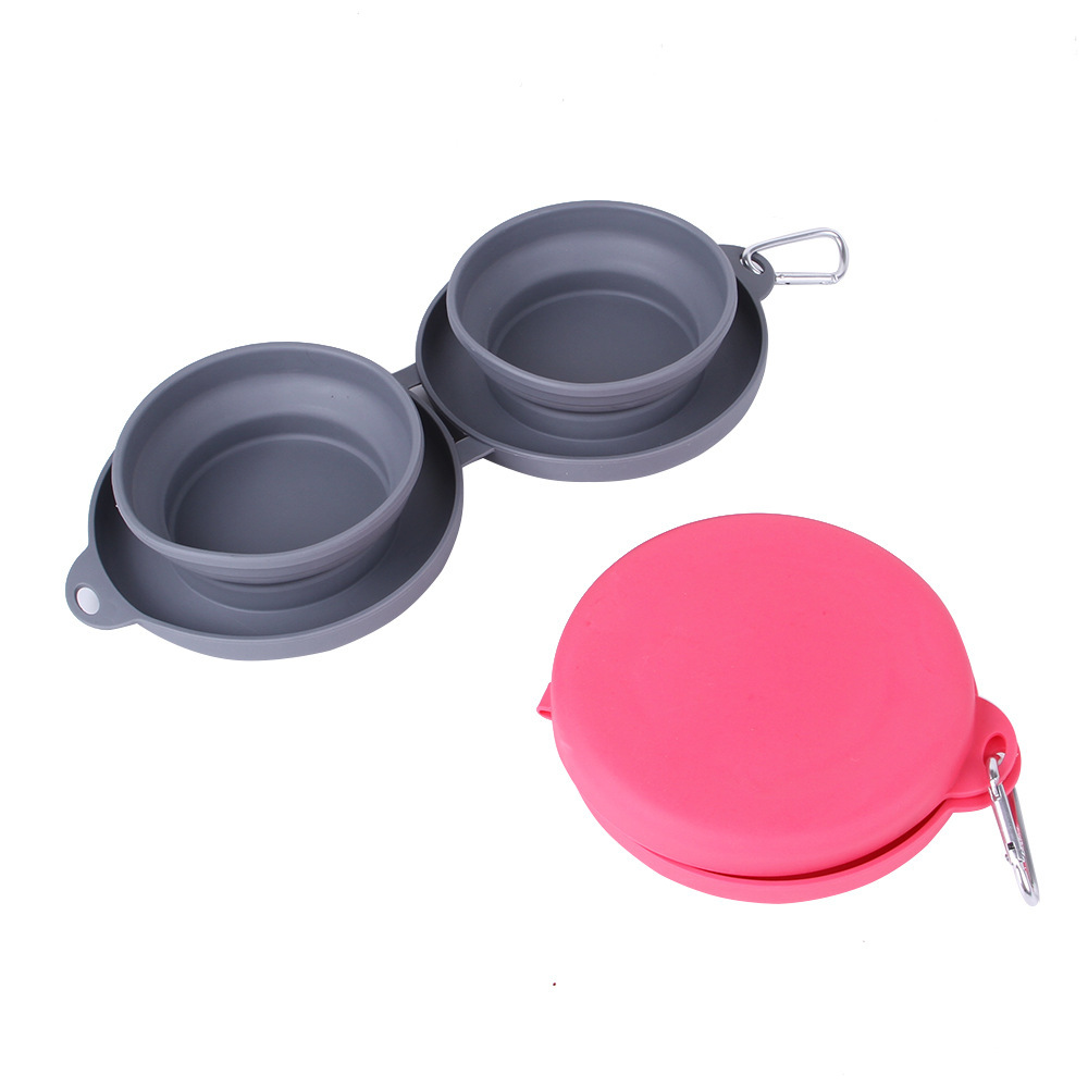Foldable Double Pet Feeding Bowl - Image 8