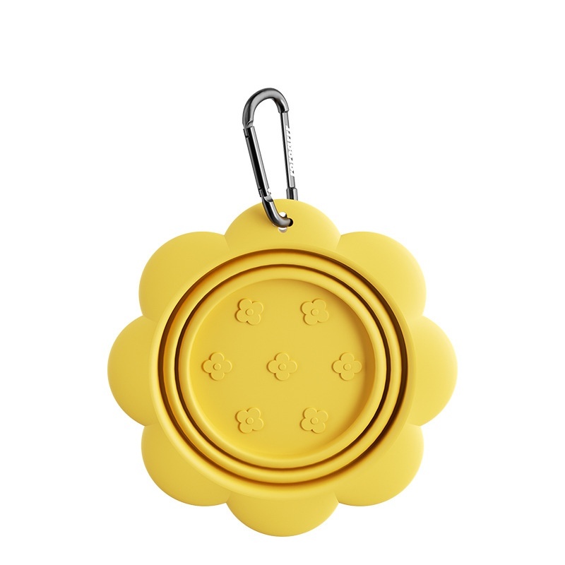 Flower Foldable Silicone Pet Bowl - Image 4
